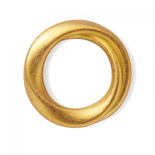 Niessing Tordamo, Geheimnisvoller Ring mit herzförmigem Querschnitt. 900 Gold. Symbol für Ihre Liebe.